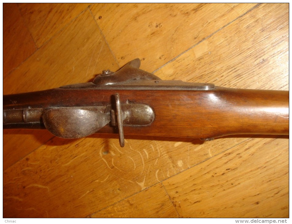 FUSIL MILITAIRE FRANÇAIS Mod. 1822 T.Bis BOIS RACCOURCI MANUFACTURE D’ARMES DE MAUBEUGE