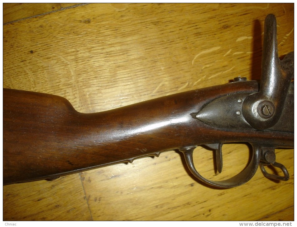 FUSIL MILITAIRE FRANÇAIS Mod. 1822 T.Bis BOIS RACCOURCI MANUFACTURE D’ARMES DE MAUBEUGE