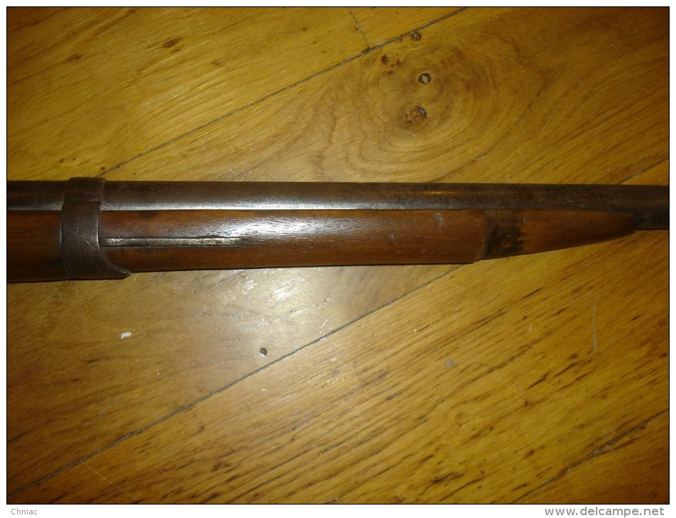 FUSIL MILITAIRE FRANÇAIS Mod. 1822 T.Bis BOIS RACCOURCI MANUFACTURE D’ARMES DE MAUBEUGE