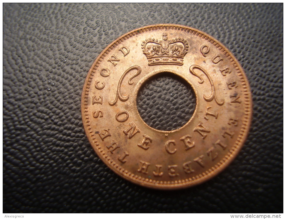 BRITISH EAST AFRICA USED ONE CENT COIN BRONZE Of 1962 H. - East Africa & Uganda Protectorates