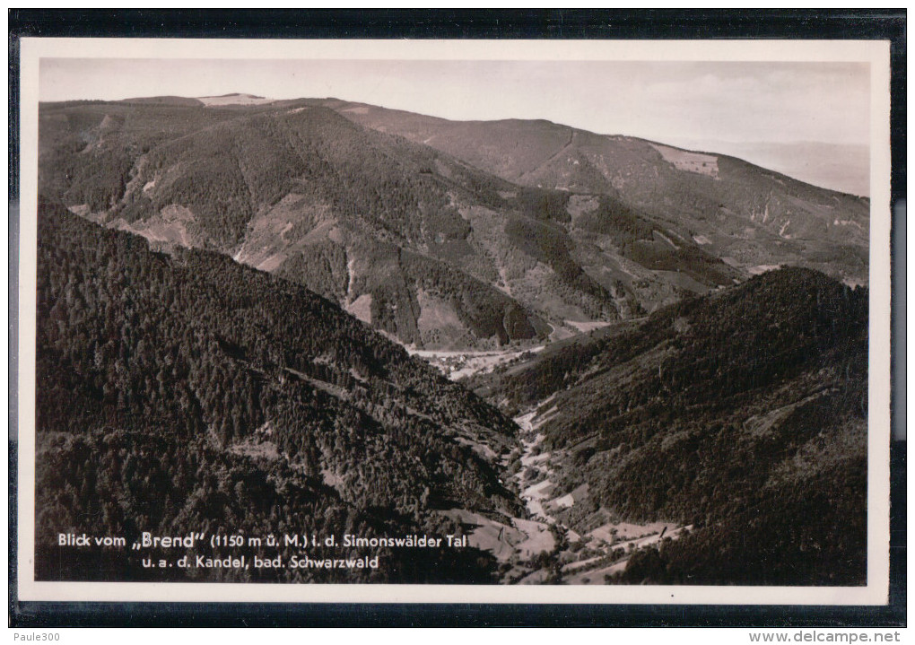 Furtwangen - Blick Vom Brend In Das Simonswälder Tal - Schwarzwald - Furtwangen