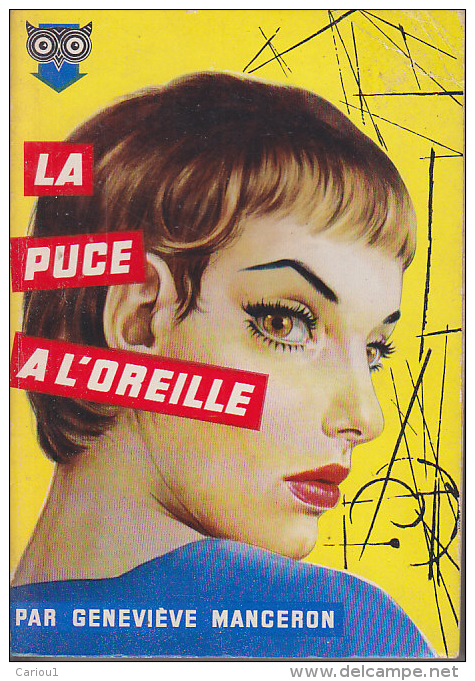 C1  Genevieve MANCERON La PUCE A L OREILLE EO 1957 EPUISE Couverture BENVENUTI - Ditis - La Chouette