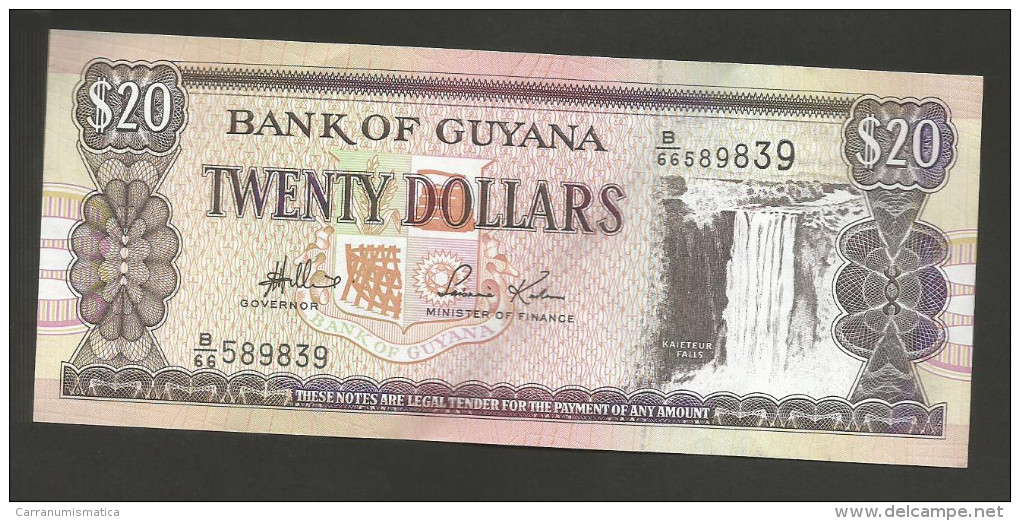 GUYANA - BANK Of GUYANA - 20 DOLLARS - Guyana