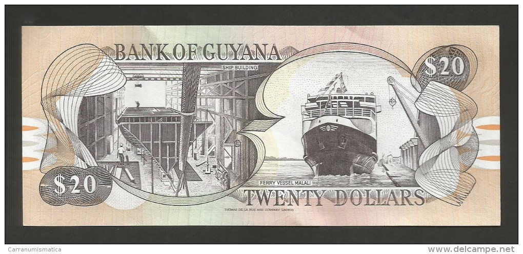 GUYANA - BANK Of GUYANA - 20 DOLLARS - Guyana