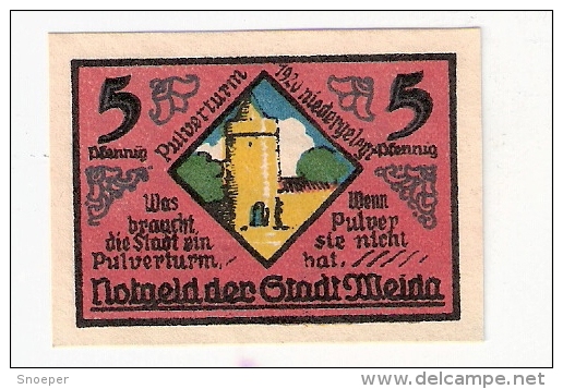 **notgeld   Weida  5 Pf 1391.3 - [11] Emissions Locales