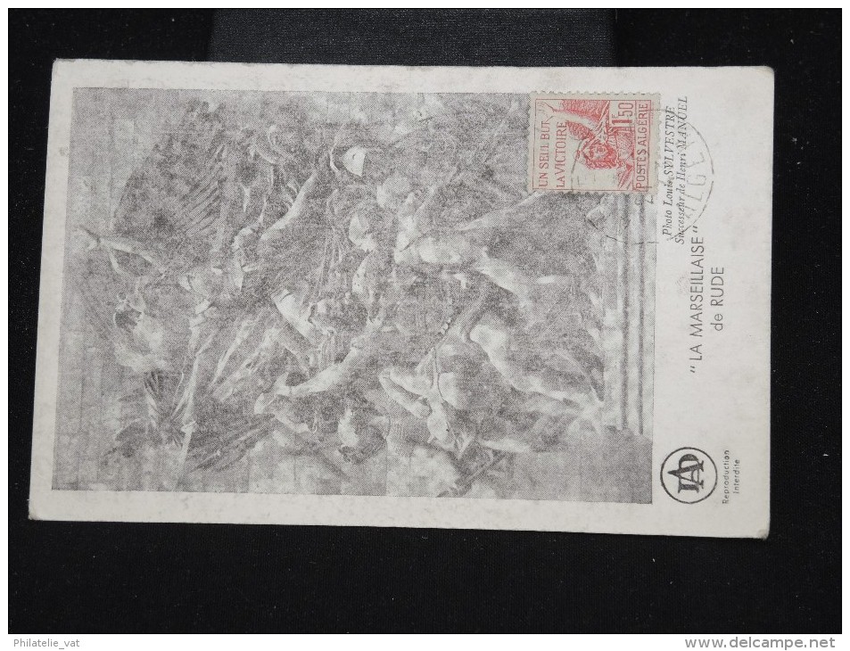 FRANCE - ALGERIE - Carte Maximum De La Marseillaise En 1943 - Aff Plaisant - à Voir - Lot P8839 - Cartoline Maximum