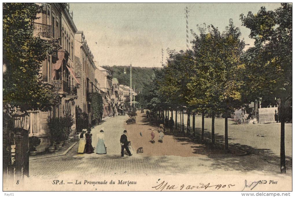 BELGIQUE - LIEGE - SPA - La Promenade Du Marteau. - Spa