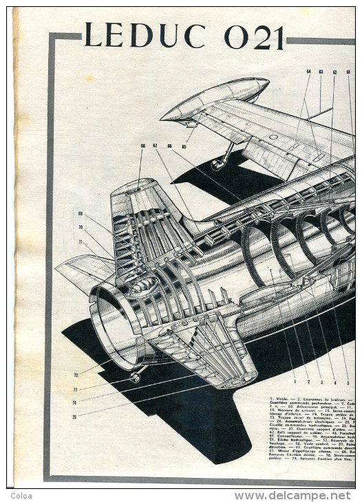 Aviation Tout Sur Le Leduc 1954 - Aviation