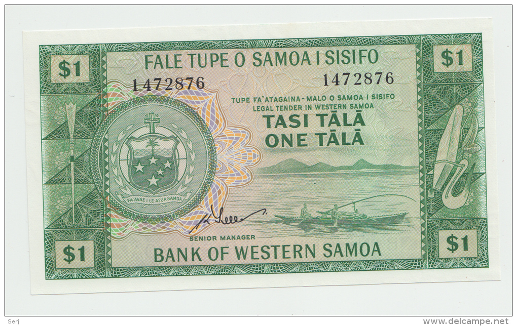 WESTERN SAMOA 1 TALA 1967 UNC NEUF PICK 16d  16 D - Samoa