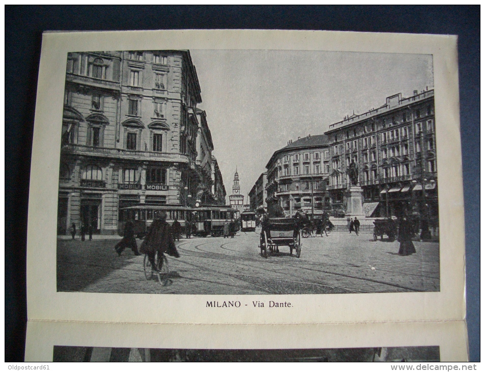 ALTE Broschüre - Prospekt  - MAILAND / MILANO -  gedruckt ca. 1920