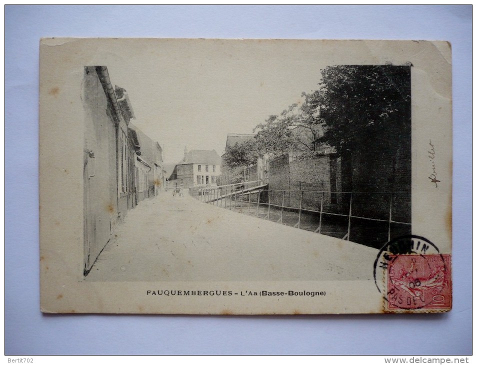 62 - FAUQUEMBERGUES - L'AA  (BASSE-BOULOGNE) - Fauquembergues