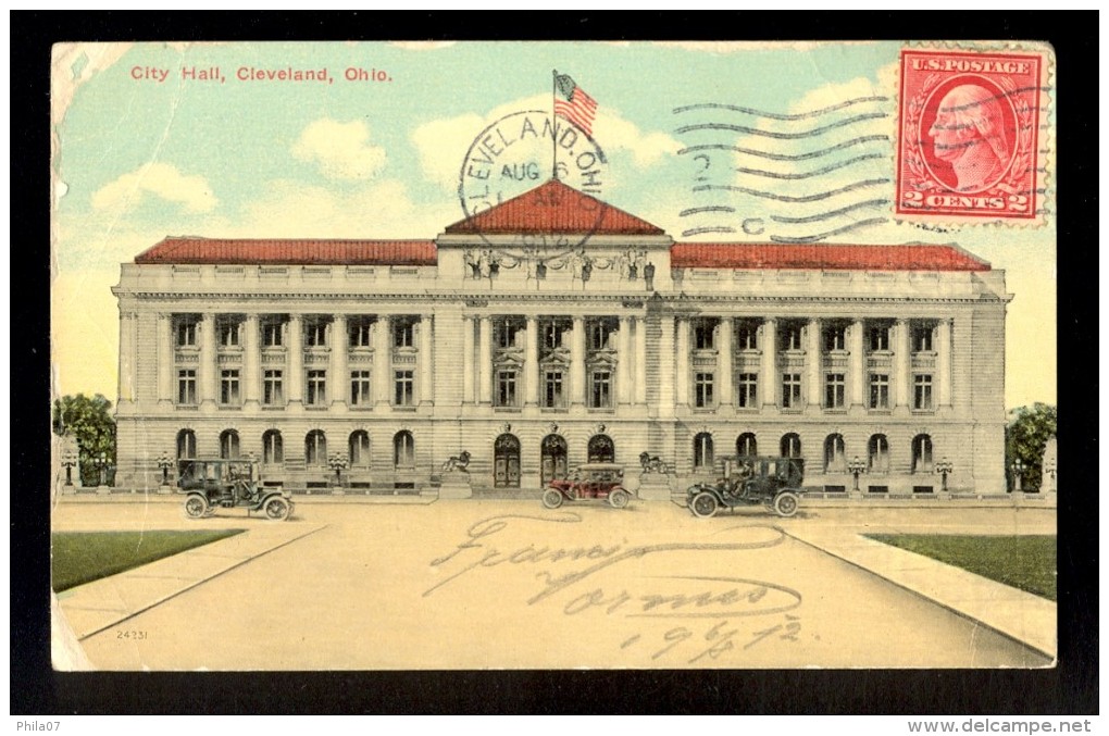 City Hall, Cleveland, Ohio / Postcard Circulated - Cleveland