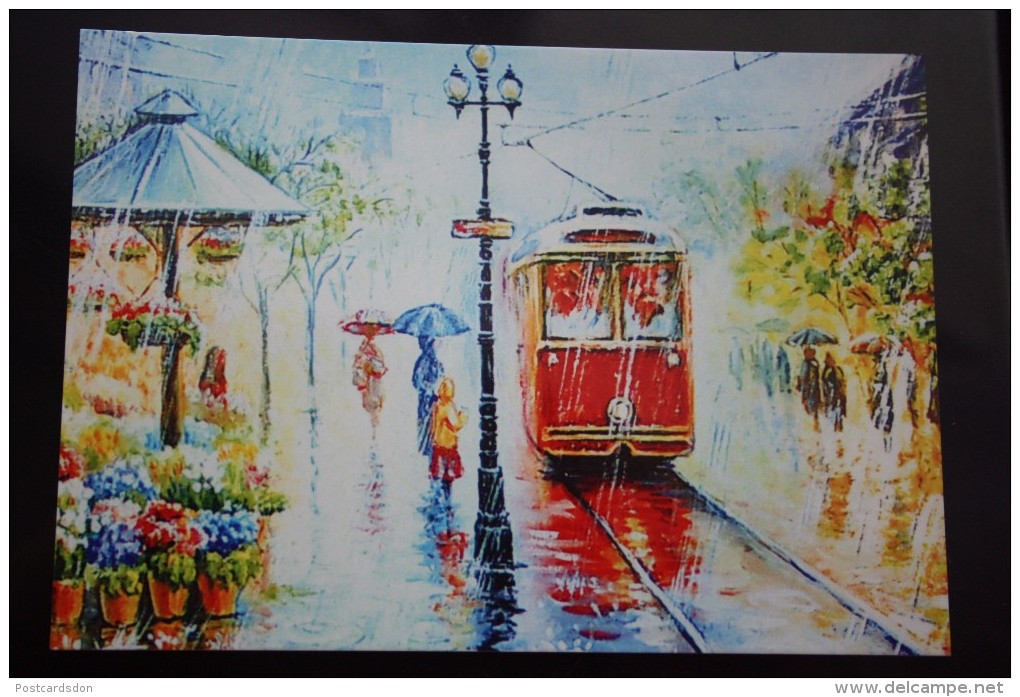 Vlada Radovanova. "Tram Mood" -  Tramway  In Art    - Modern Ukrainian Decard Edition - 2014 - Tramways