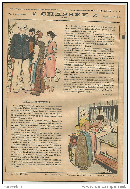 LISETTE N°14 DU 5 AVRIL 1936 - Lisette