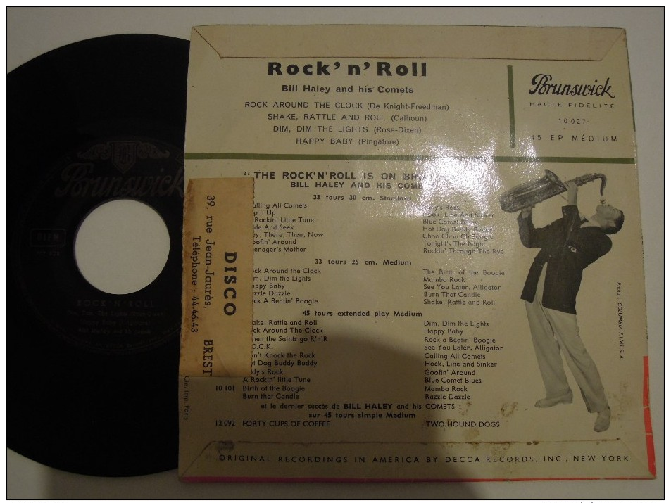 Bill Haley And His Comets - Rock Around The Clock - Brunswick 10027 - Rock