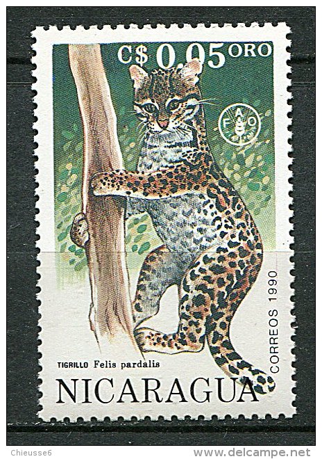 (CL 7 - P57) Nicaragua ** N° 1552 (ref. Michel Au Dos) - Ocelot - - Nicaragua