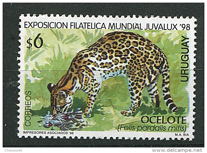 (CL 7 - P58) Uruguay ** N° 1731 (ref. Michel Au Dos) - Ocelot - - Uruguay