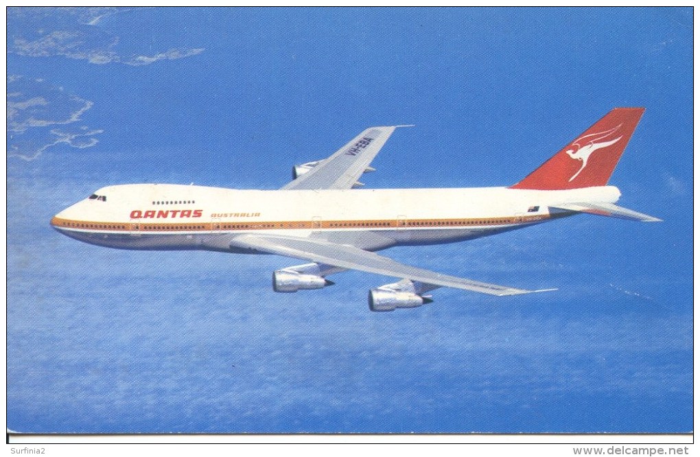 AVIATION - QANTAS 747B  Ap63 - 1946-....: Moderne