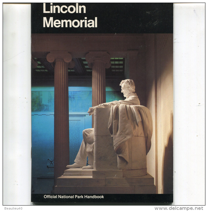 LINCOLN MEMORIAL   OFFICIAL NATIONAL PARK HANDBOOK - Other & Unclassified