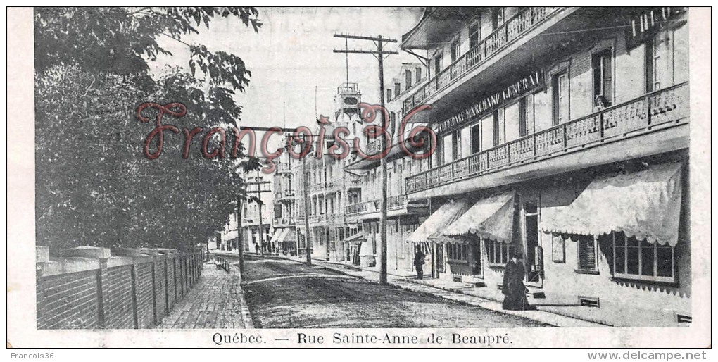 Canada - Québec - Rue Sainte Anne De Beaupré - 2 SCANS - Ste. Anne De Beaupré