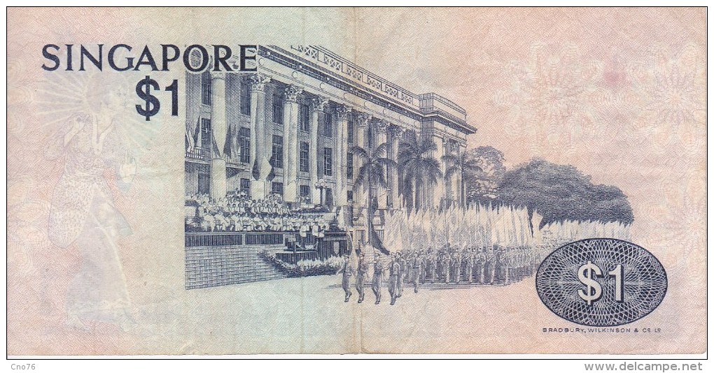 Singapour Billet De 1 Dollar - Singapur