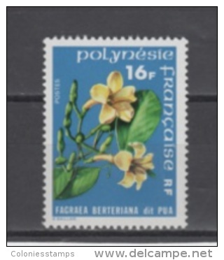 (SA0177) FRENCH POLYNESIA, 1978 (Pua - Fagraea Berteriana). Mi # 259. MNH** Stamp - Neufs