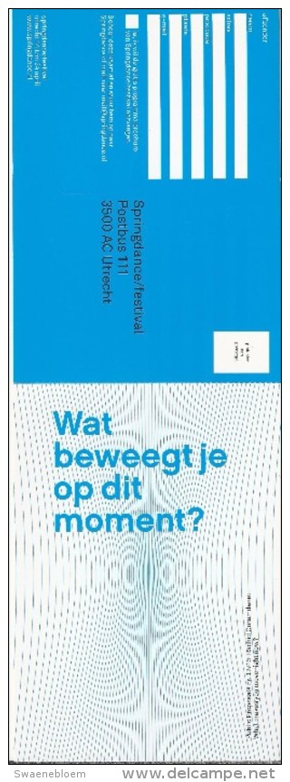 Boomerang Dubbelekaart - Wat Beweegt Je Op Dit Moment? Springdance/festival.  2 Scans - Reclame