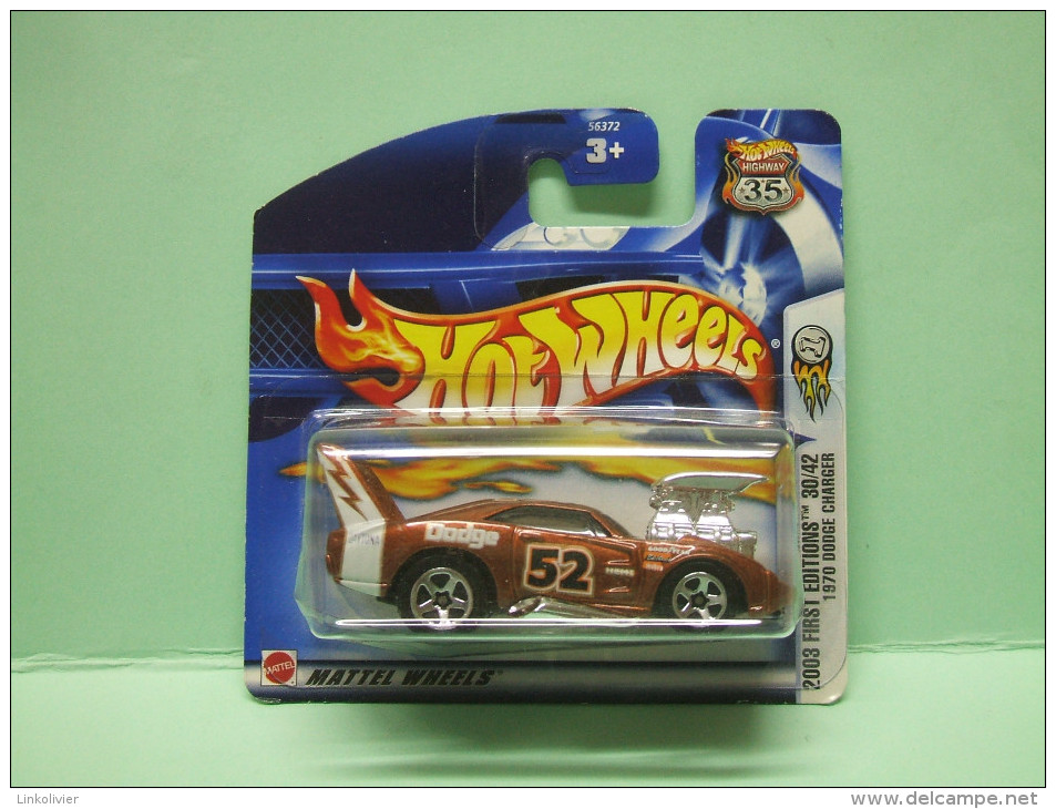 ´70 DODGE CHARGER DAYTONA 1970 - 2003 First Editions / HW Première - HOTWHEELS Hot Wheels Mattel 1/64 EU Blister - HotWheels