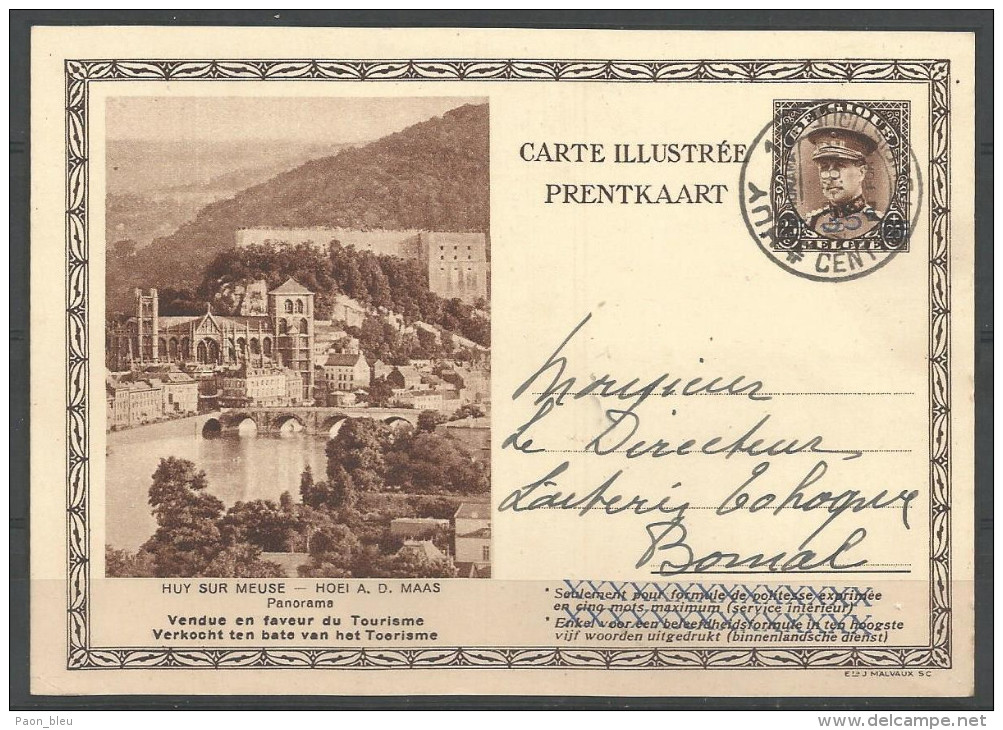 Belgique - Carte Postale Illustrée - Albert Casquette/Kepi N°341 - Panorama De Huy Obl. Huy - Gebraucht