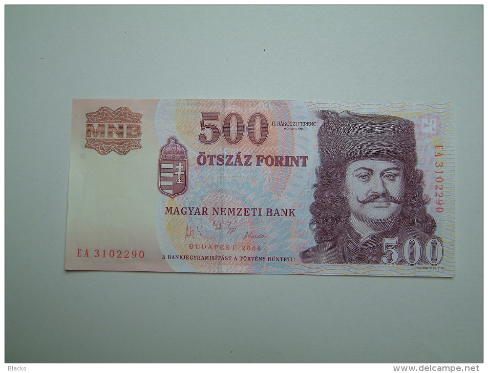 % Banknote - Hungary - 500 HUF - 2006 UNC - EA310 - Hongrie