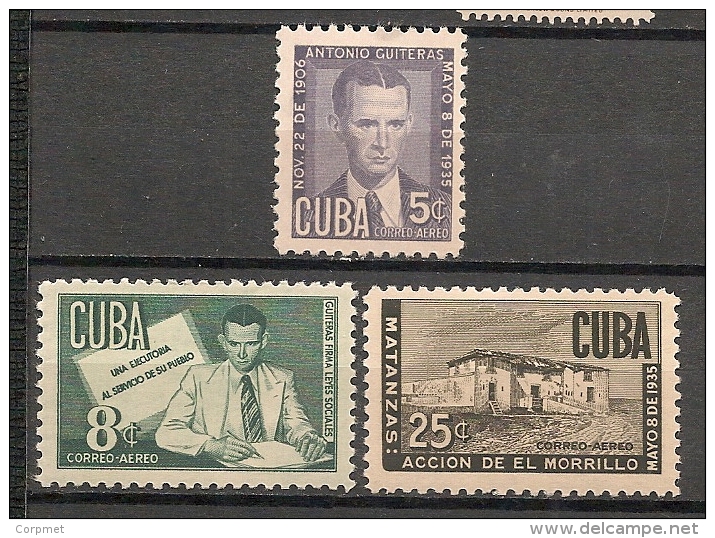 CUBA - Posta Aérienne - Air Mail  - Yvert # A 45/8 -  * MINT (Light Trace Of Hinge) - Poste Aérienne