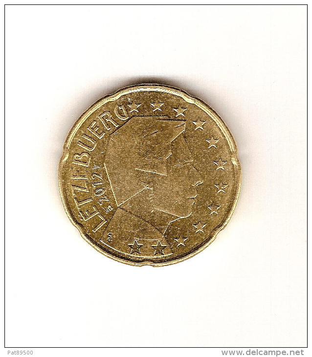 LUXEMBOURG 2012 / 1 Pièce De 50 Centimes De Circulation Usage Courant Brillant D'origine Bon Etat - Luxembourg