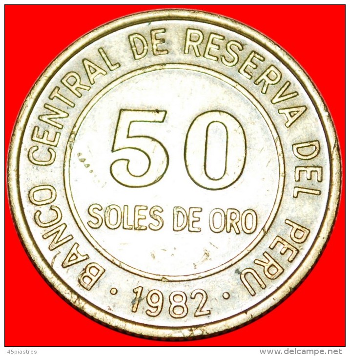 * CORNUCOPIA WITHOUT MINT MARK (1979-1983): PERU  50 SOLES 1982!  LOW STARTNO RESERVE! - Pérou