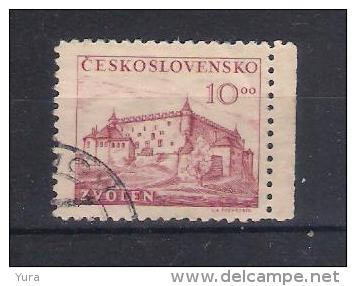 Czechoslovakia 1949  Mi Nr 585 Zvolen  (a1p2) - Oblitérés