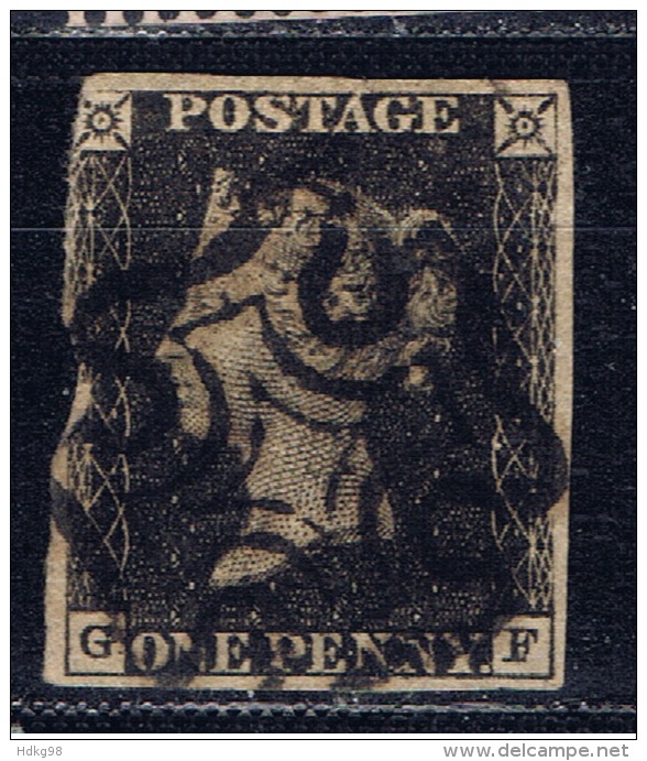 GB+ Großbritannien 1840 Mi 1 Viktoria - Used Stamps