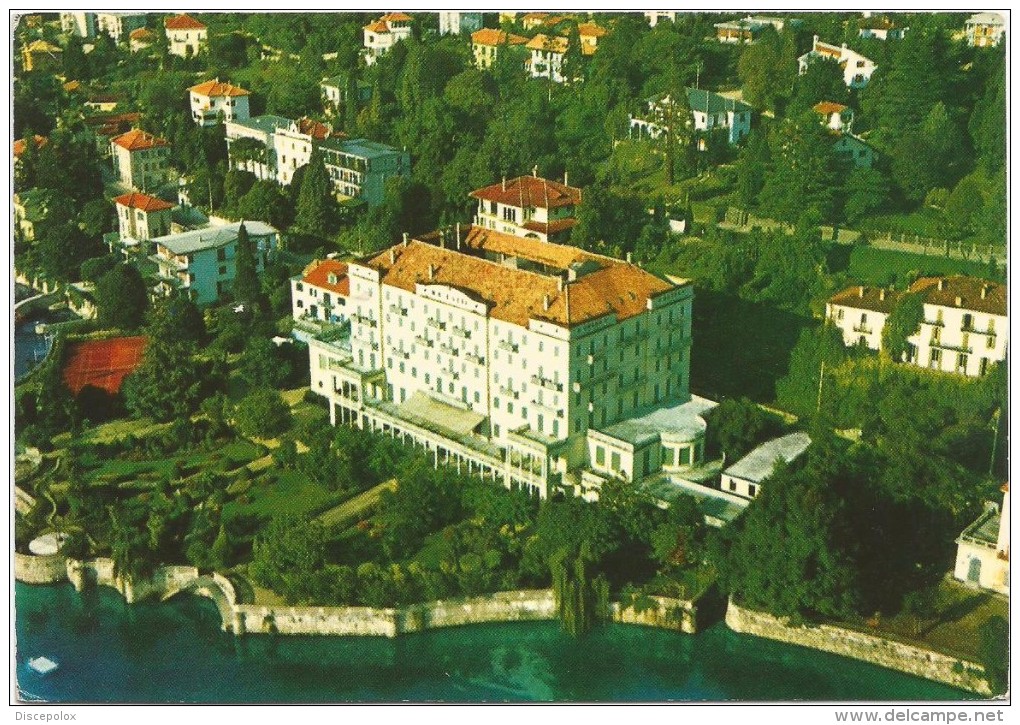 E3402 Verbania Pallanza - Lago Maggiore - Hotel Maestoso - Vista Aerea Aerial View Vue Aerienne / Viaggiata 1971 - Verbania