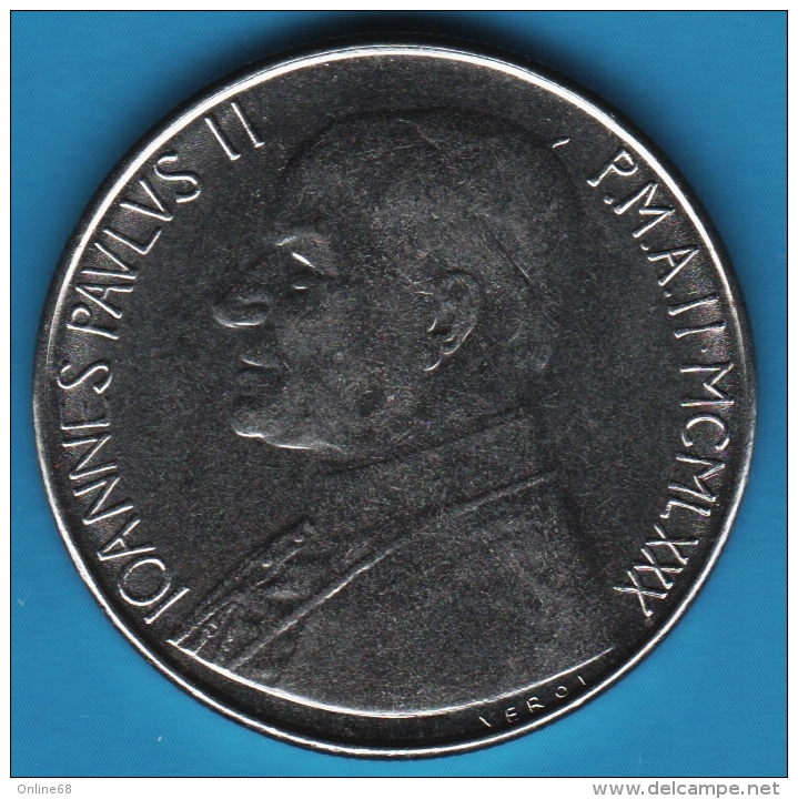 VATICANO CITTA' DEL 100 LIRE 1980 / II  Jean Paul II    KM# 146 - Vaticano (Ciudad Del)