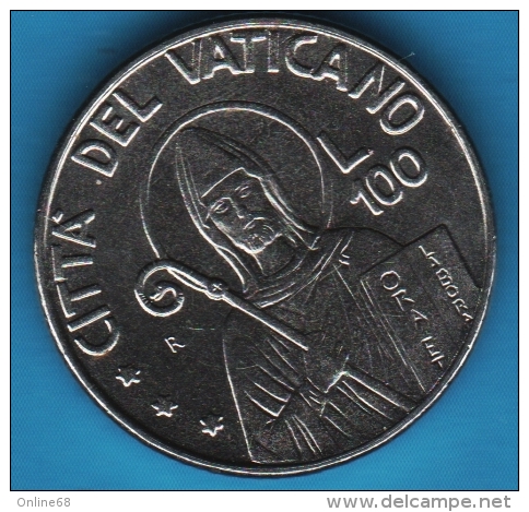 VATICAN  100 LIRE 1990 / XII  Jean Paul II  KM# 223 - Vatican