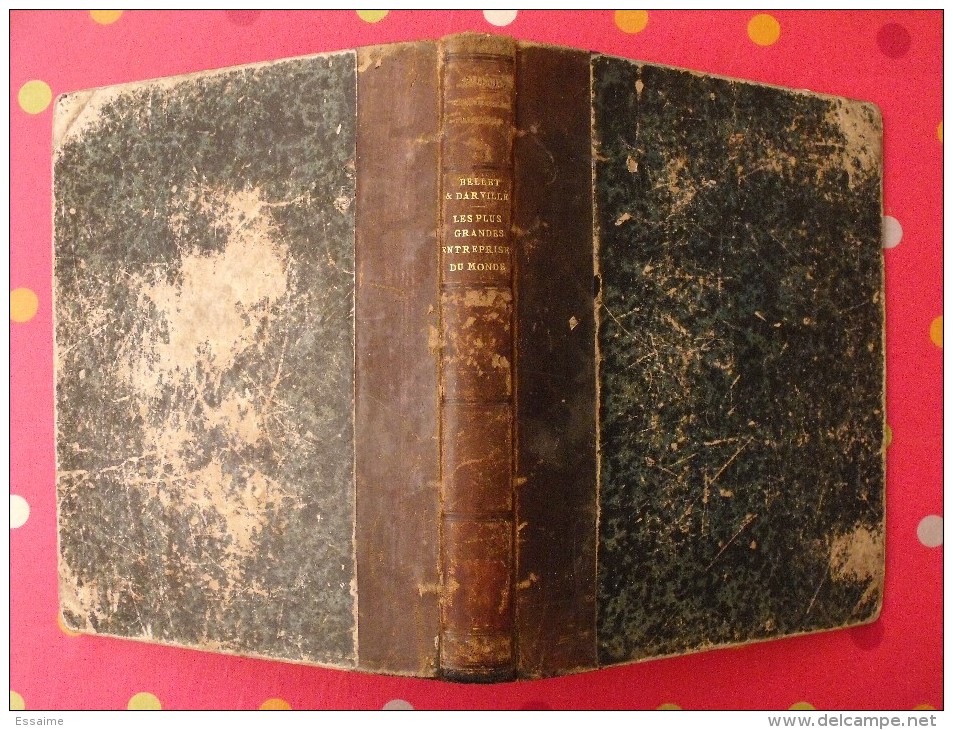 Les Plus Grandes Entreprises Du Monde. Bellet Et Darvillé. 1913. Tour Eiffel, Paquebot, Phare, Automobile... - 1901-1940
