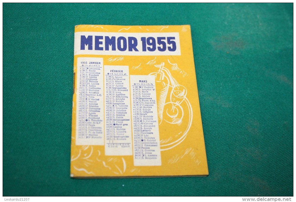 MEMOR - Calendrier Publicitaire - CAMPARI - STRASBOURG - Petit Format : 1941-60