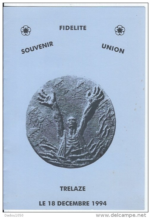 Calendriers  Et Carte ,menu,fédération Des Déportés,internés,résistants Et Patriotes 1995 - Autres & Non Classés