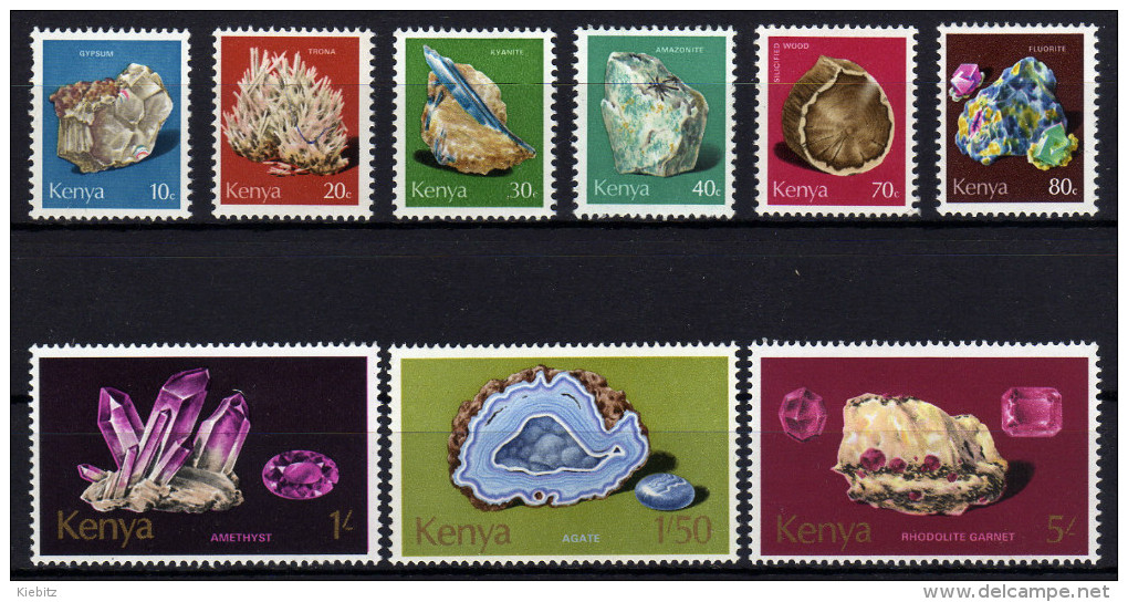 KENIA 1977 ** Mineralien - MNH - Mineralien