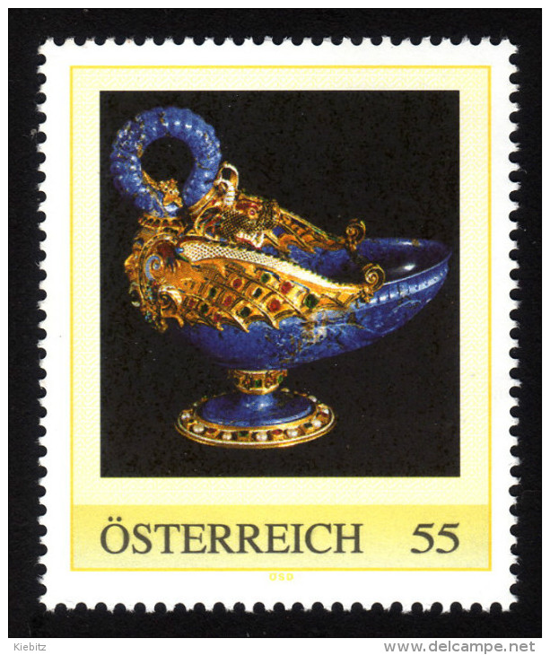 ÖSTERREICH 2008 ** Drachenschale Aus Lapislazuli Um 1580 - PM Personalized Stamp MNH - Mineralien