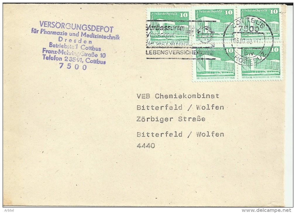 ALEMANIA DDR CC COTTBUS - Andere & Zonder Classificatie