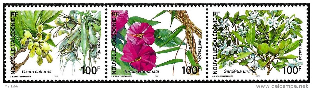 New Caledonia - 2004 - Flora Of The Dry Forest - Mint Stamp Set (se-tenant Strip) - Unused Stamps