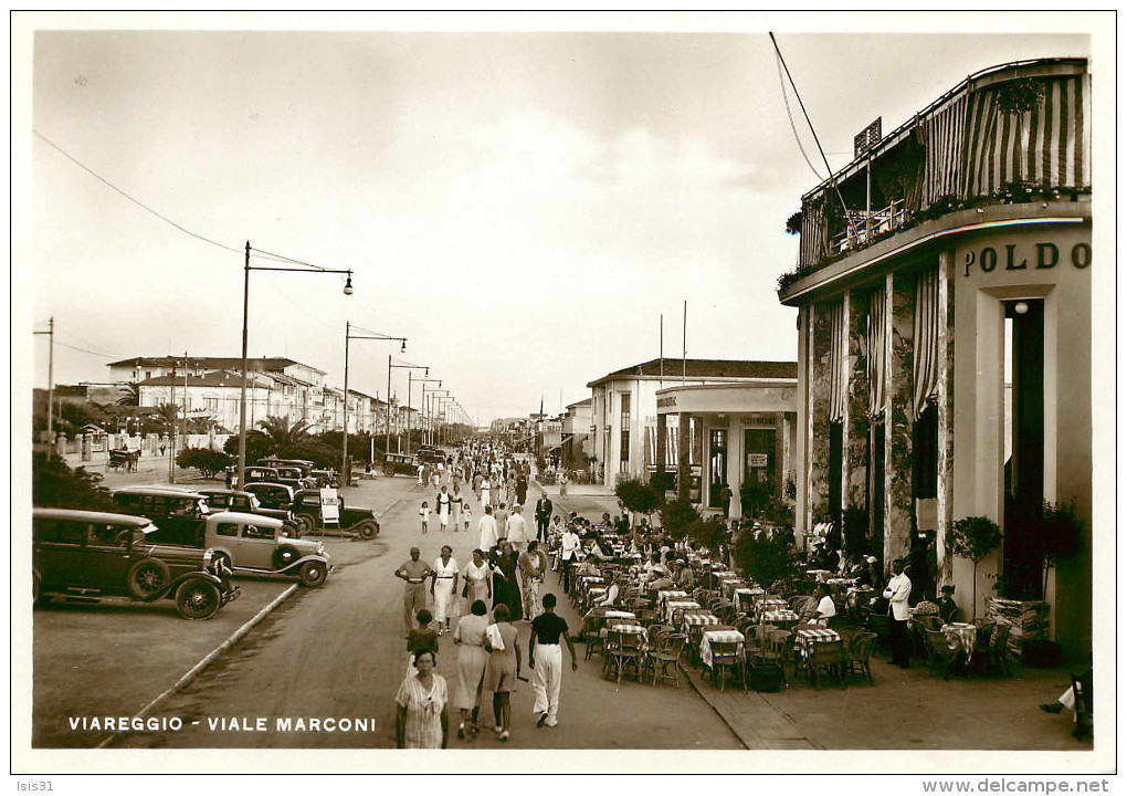 Italie - Italia - Voitures - Automobile - Toscana - Viareggio - Viale Marconi - Grand Format - Bon état - Viareggio