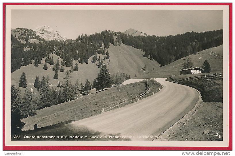 2 Foto-AK ´Wendelstein / Sudelfeld / Gindelalm, Larcheralm' (LK Miesbach) ~ 1955 - Miesbach