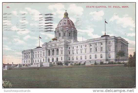 State Capitol Saint Paul Minnesota 1909 - St Paul