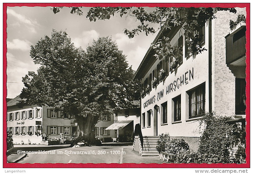 Foto-AK ´Simonswald / Simonswälder Tal' (LK Emmendingen) ~ 1955 - Emmendingen