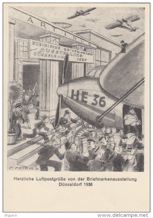 DR Privat-Ganzsache Minr.PP140 C1 SST Düsseldorf 20.6.36 - Sonstige & Ohne Zuordnung